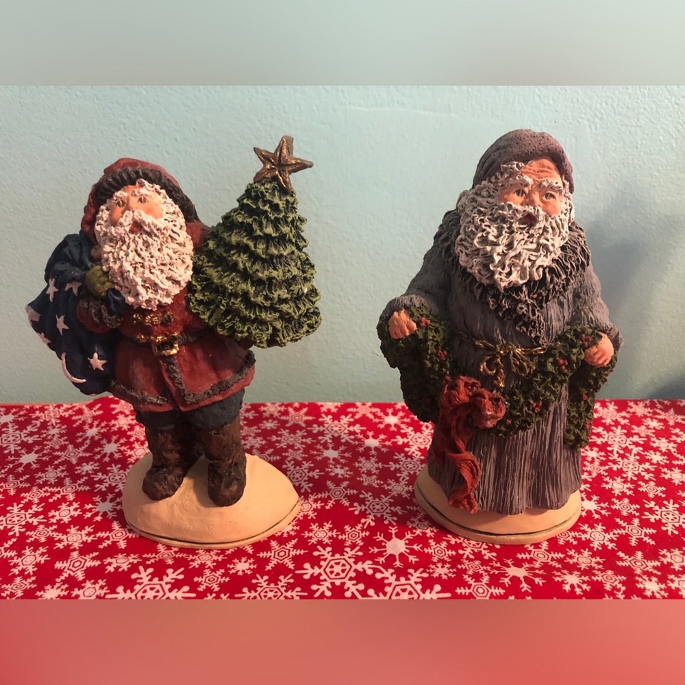 Two June McKenna Santa's Limited 1991